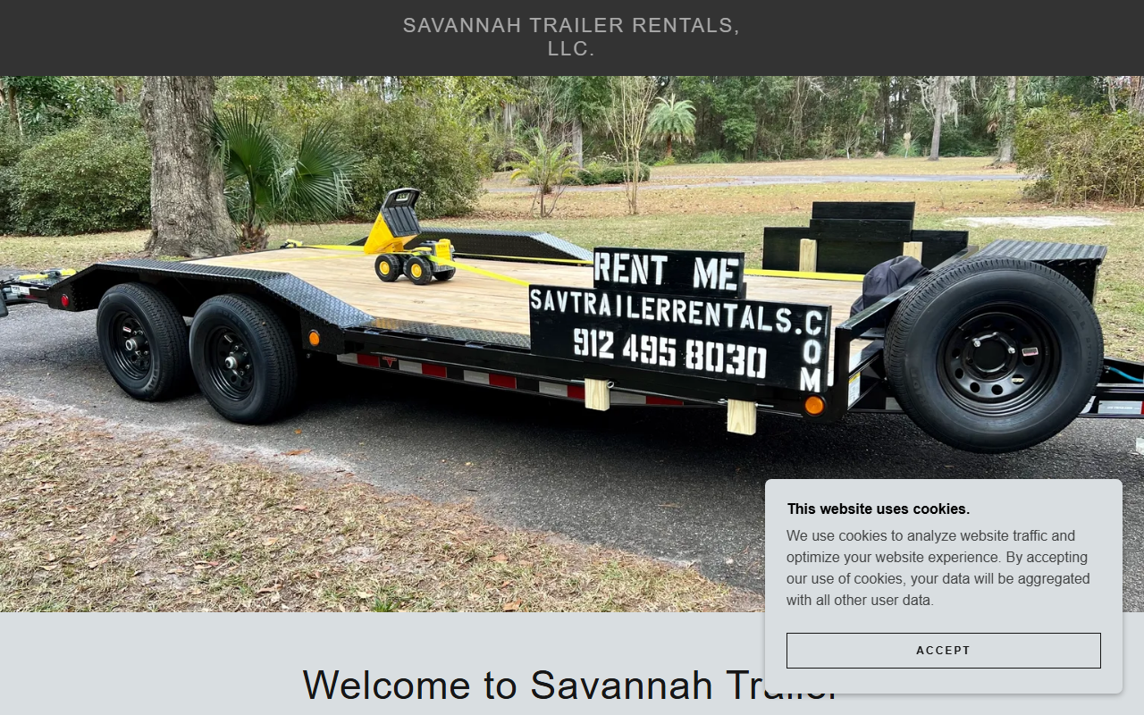 912trailerrental.com screenshot