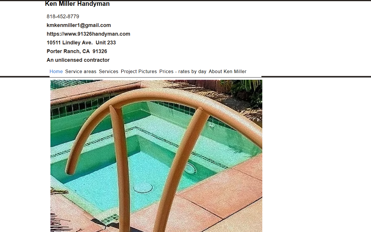 91326handyman.com screenshot