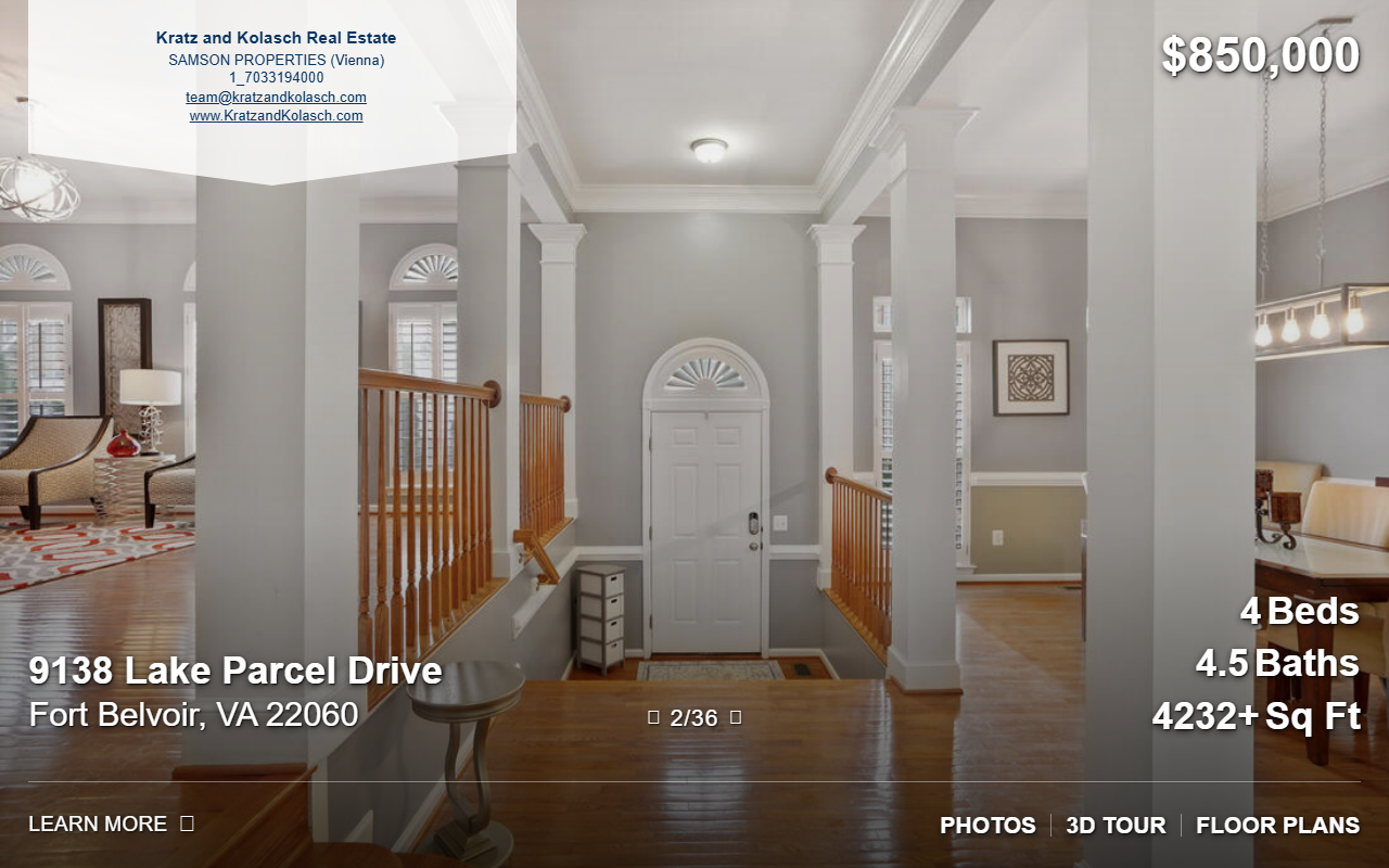 9138lakeparceldr.com screenshot
