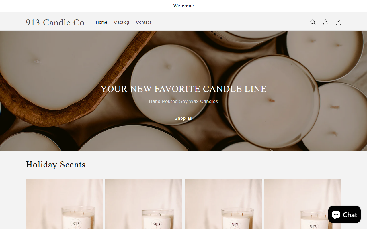 913candleco.com screenshot