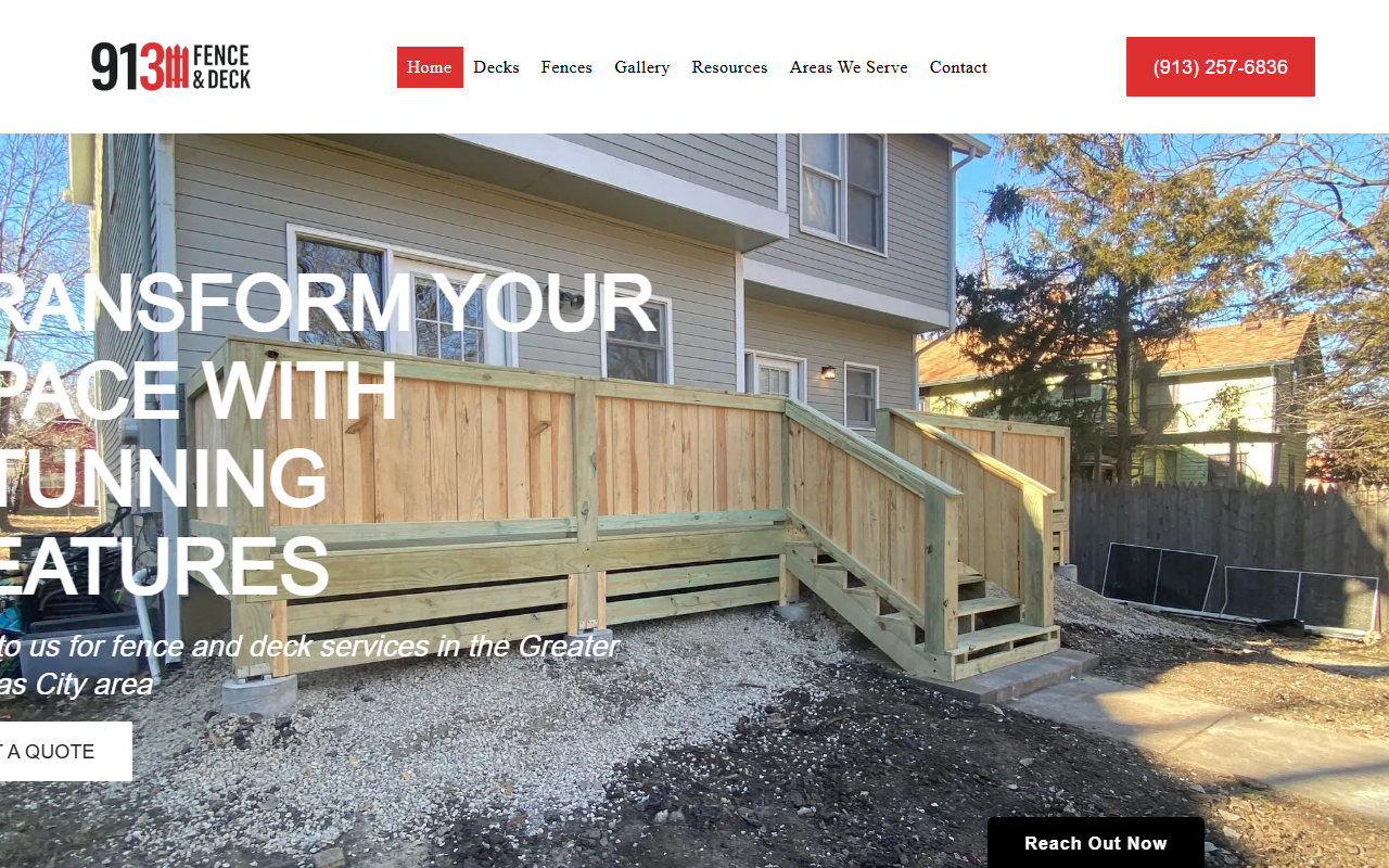 913fencedeck.com screenshot