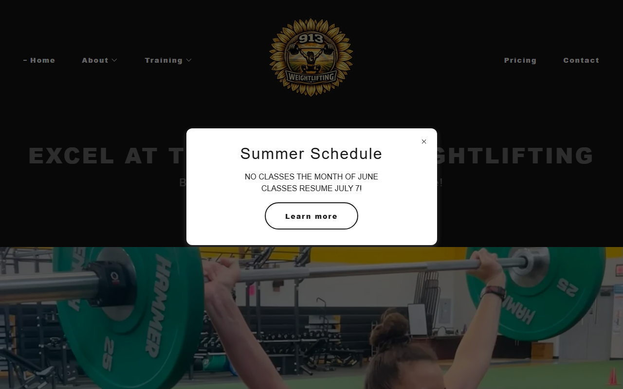 913weightlifting.com screenshot