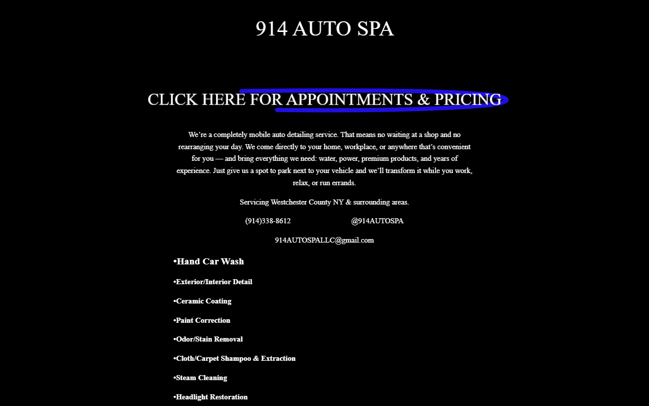 914autospa.com screenshot