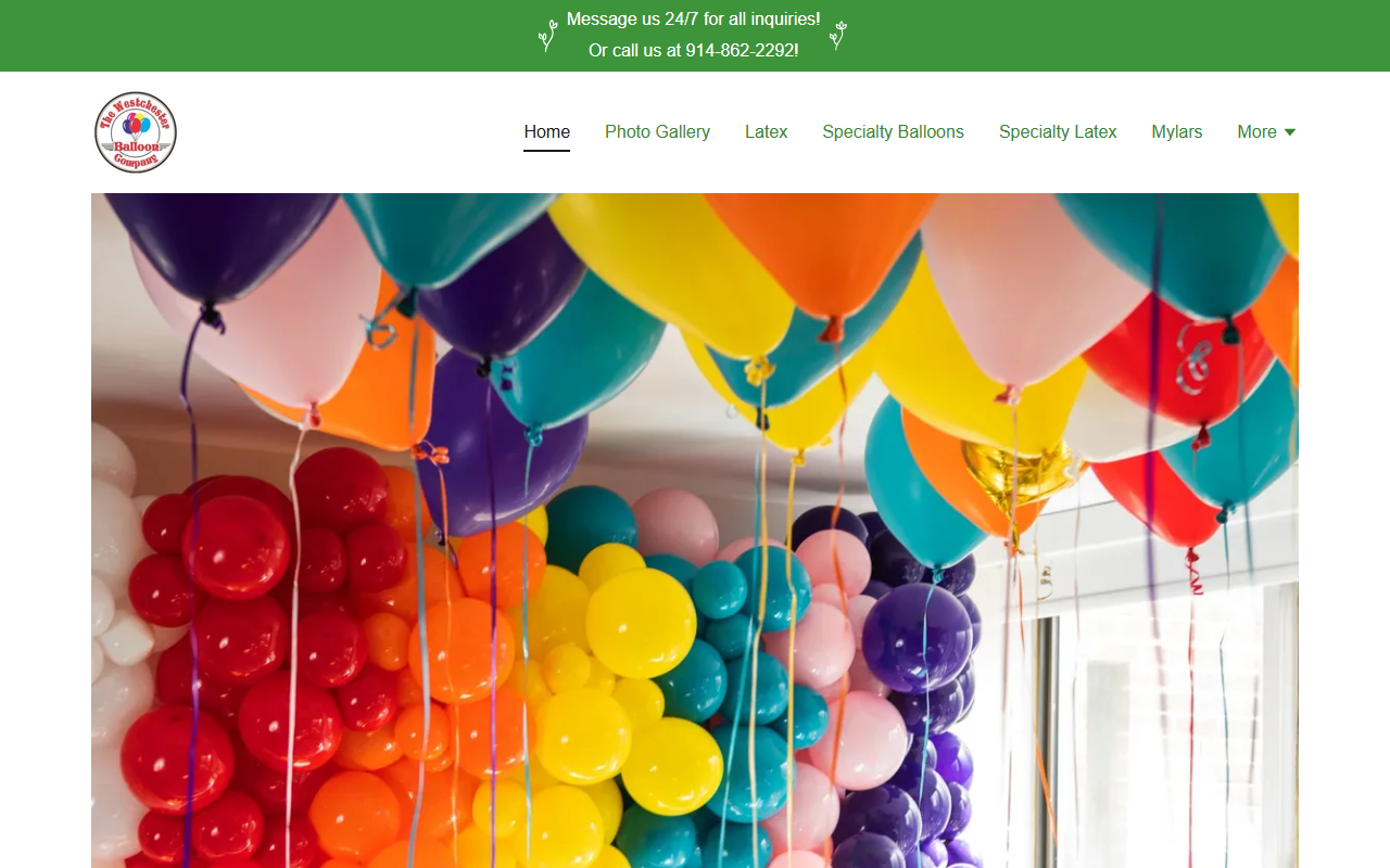 914balloons.com screenshot