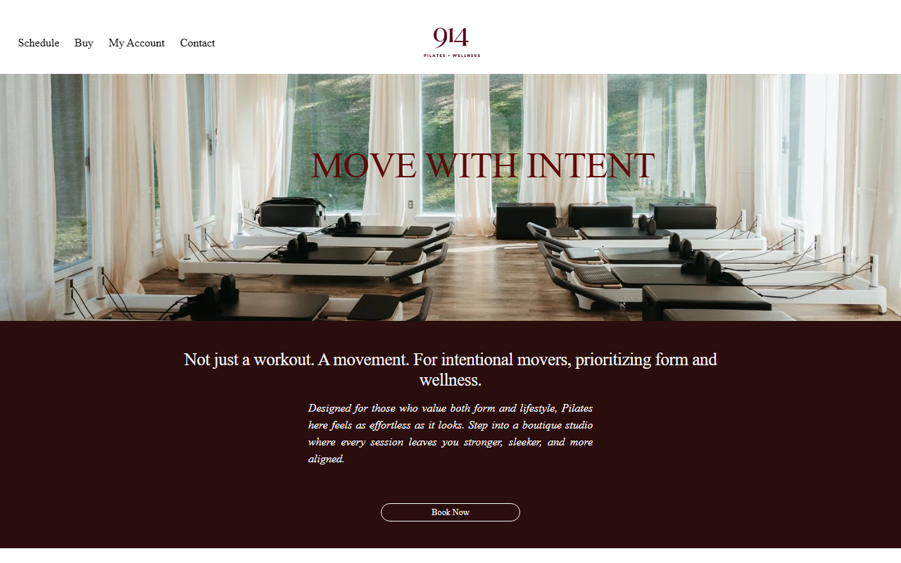 914pilates.com screenshot