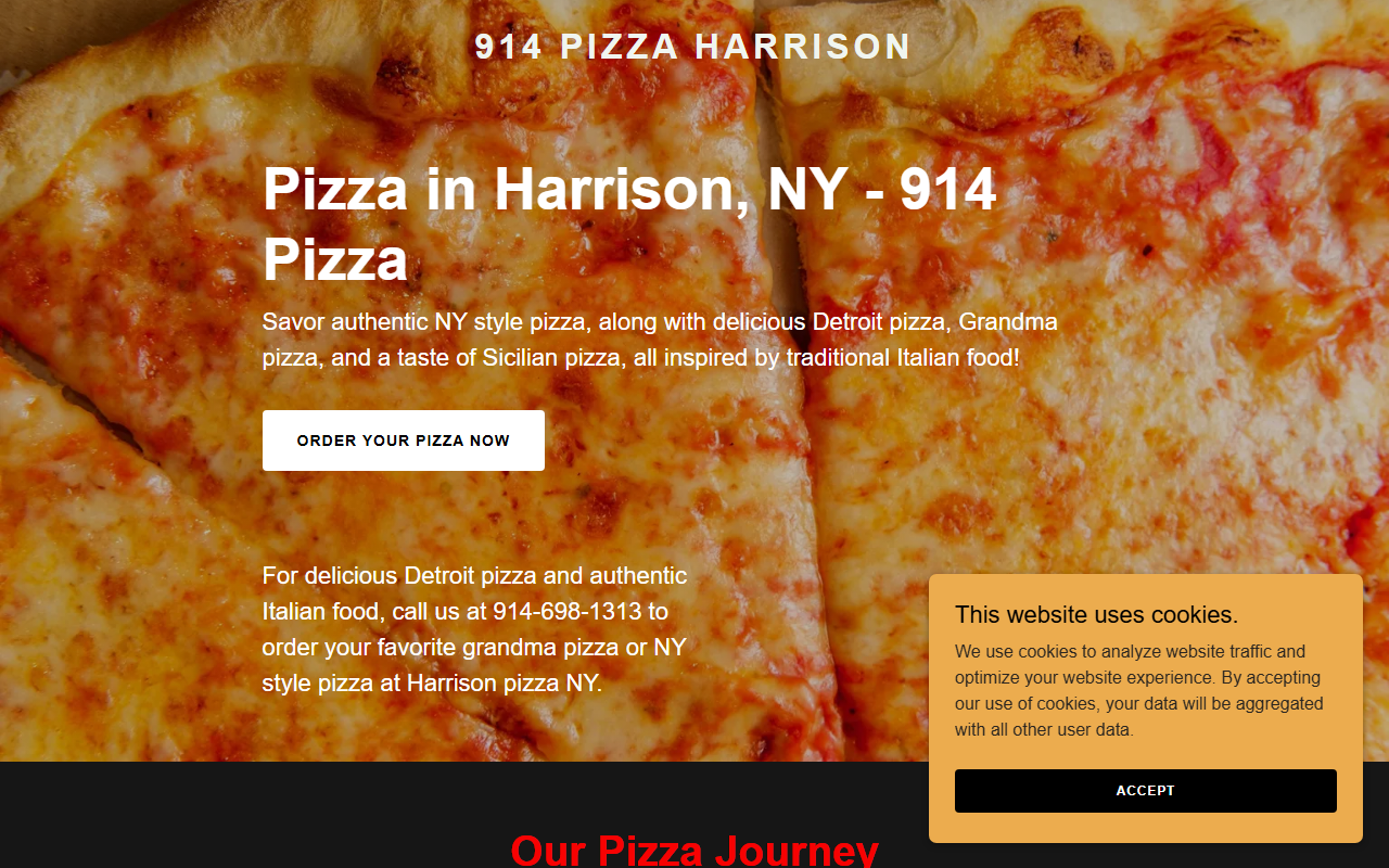 914pizzaharrison.com screenshot