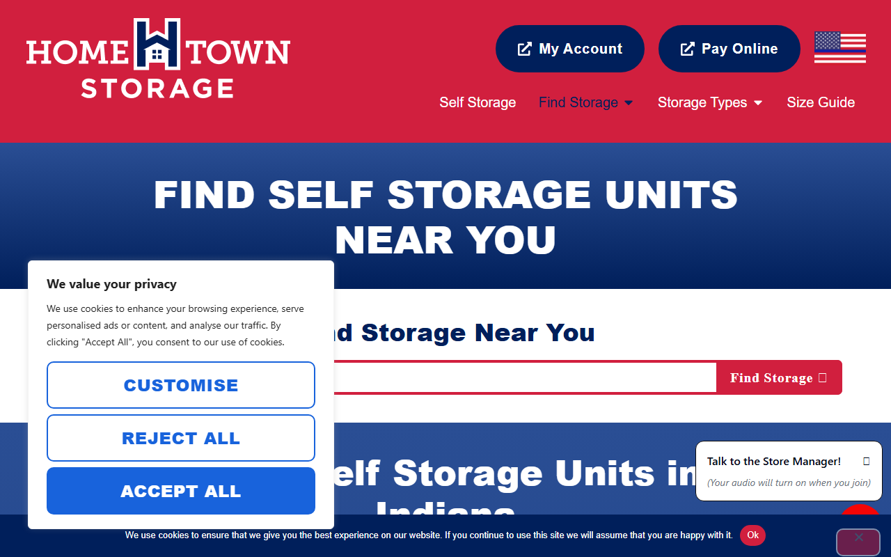 914storageinc.com screenshot