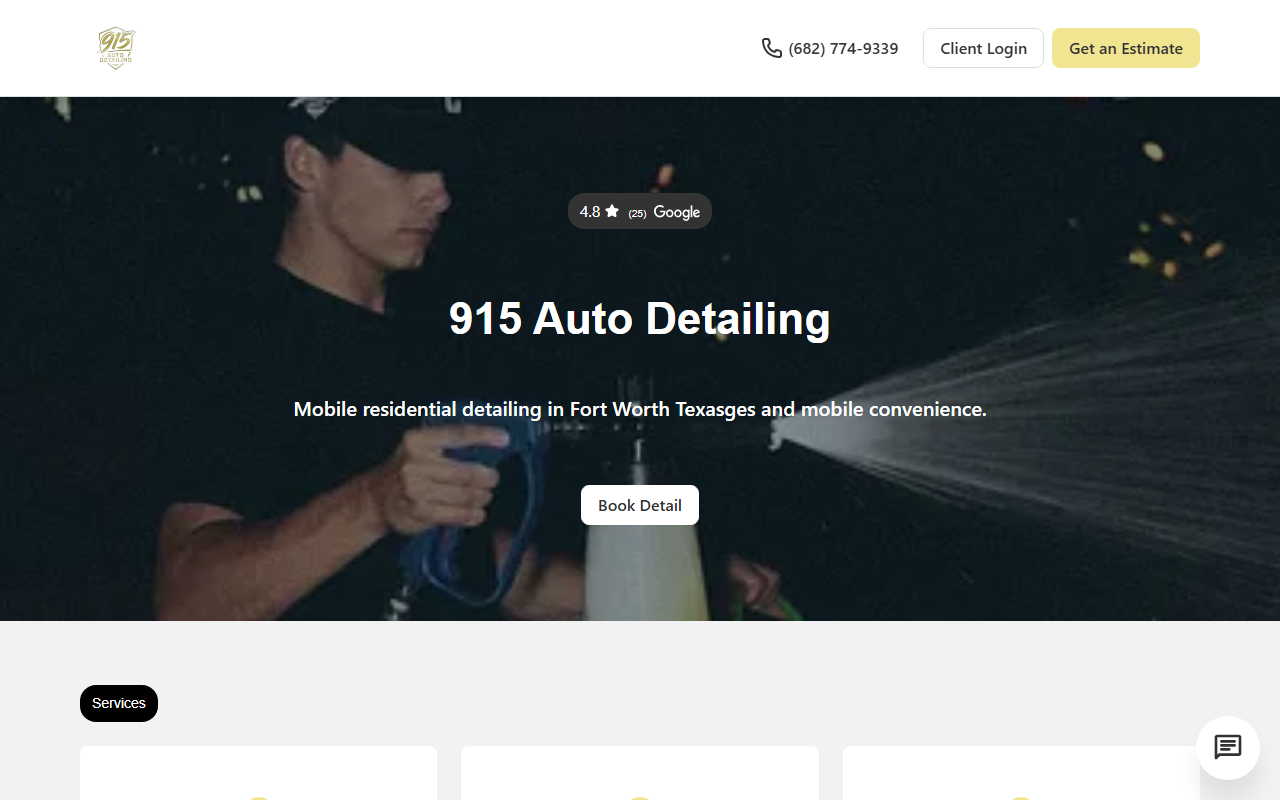 915autodetailing.com screenshot