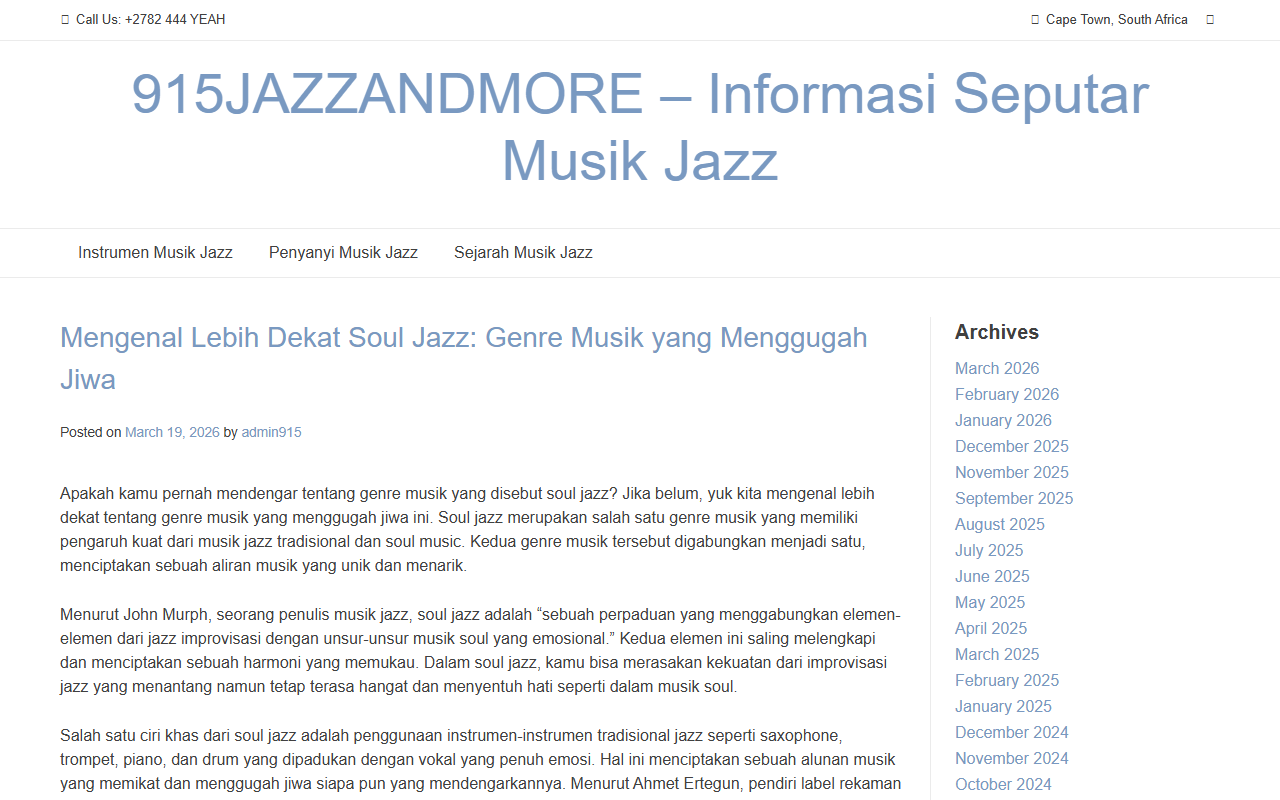 915jazzandmore.com screenshot