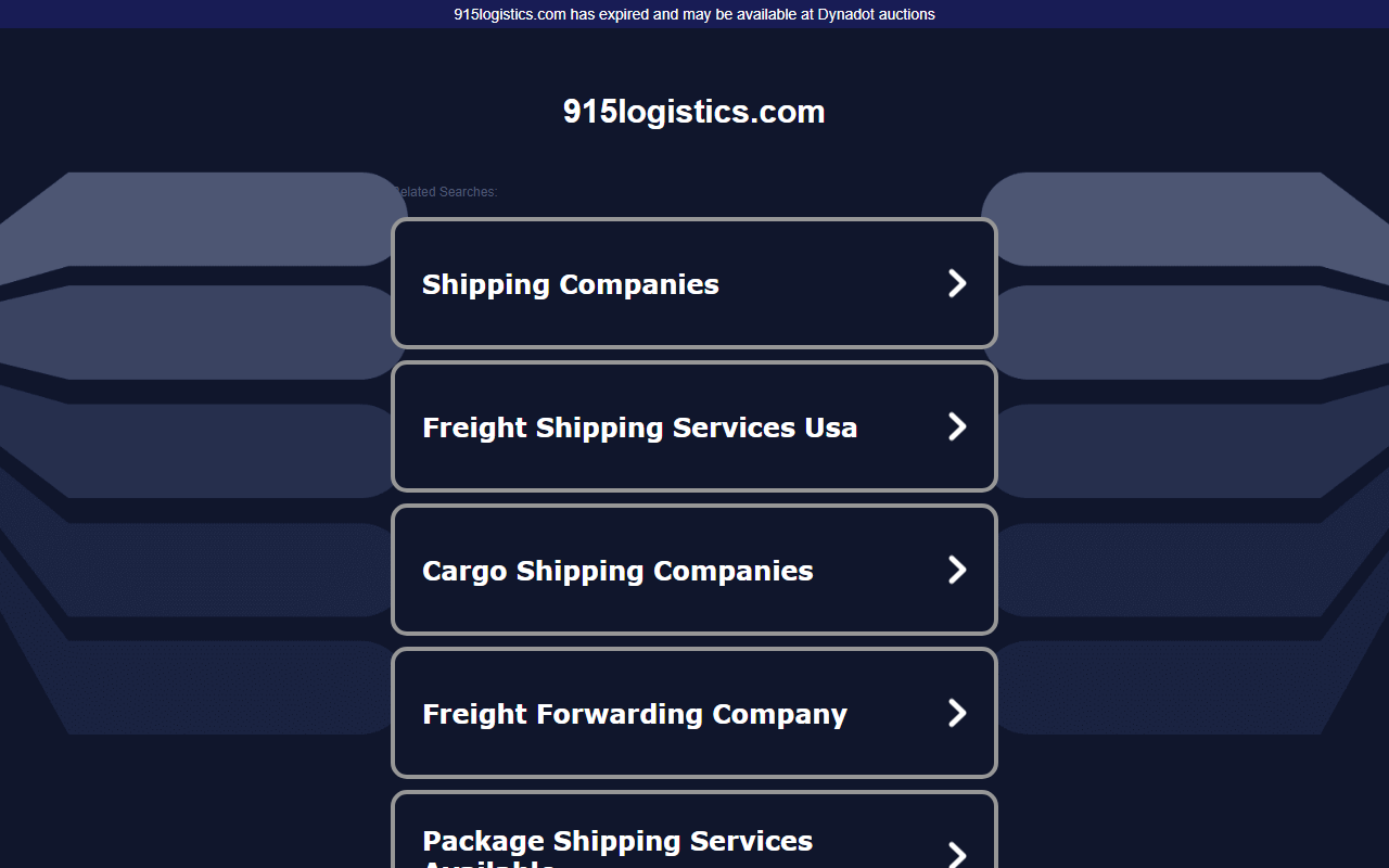 915logistics.com screenshot