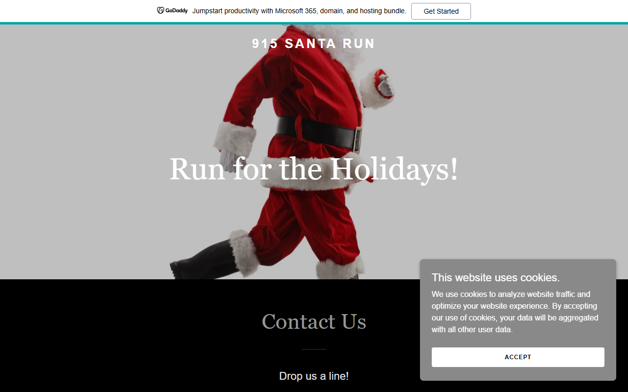 915santarun.com screenshot