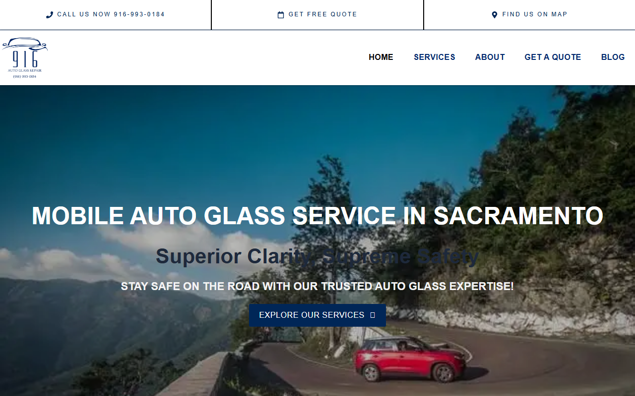 916autoglassfix.com screenshot