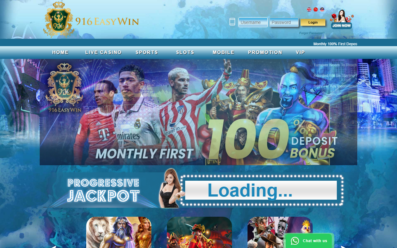 916easywin.com screenshot