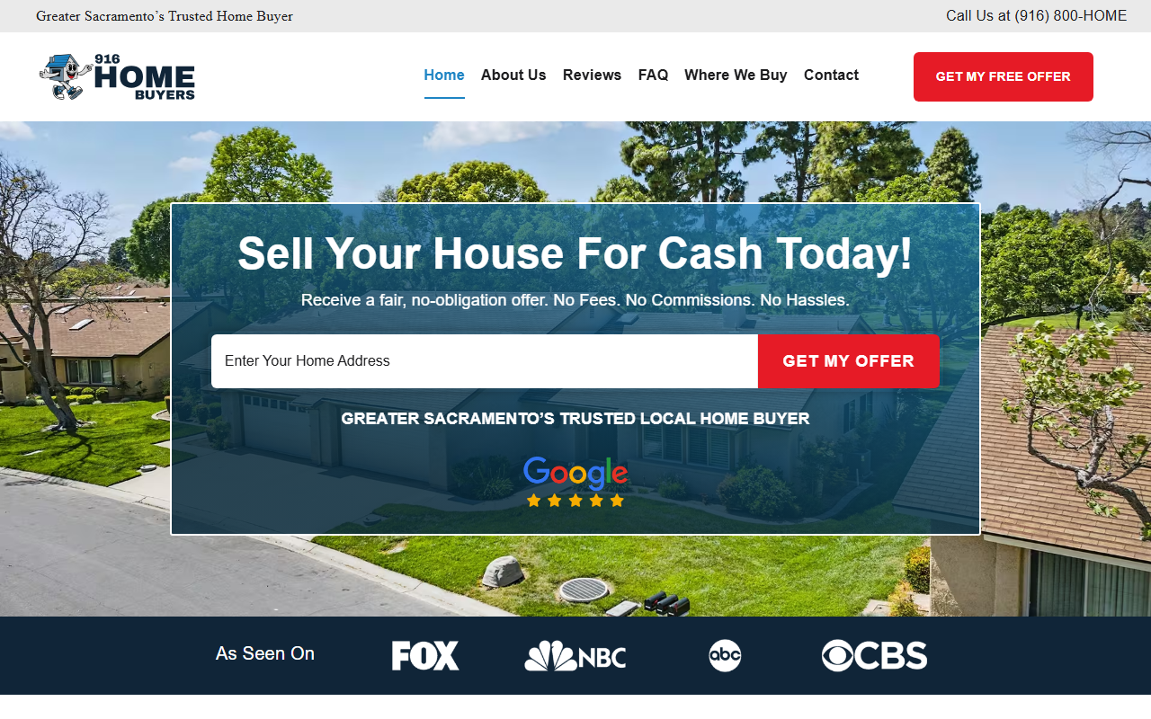 916homebuyers.com screenshot