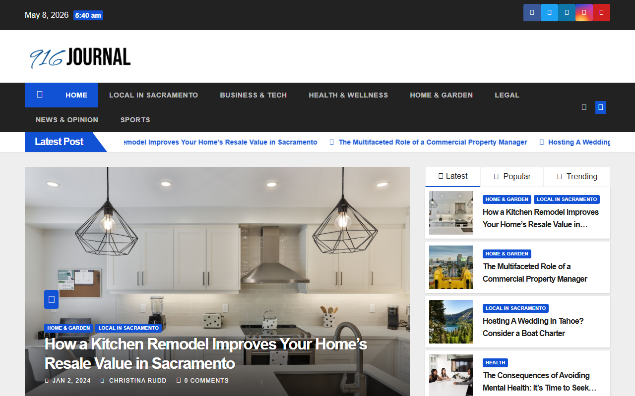 916journal.com screenshot