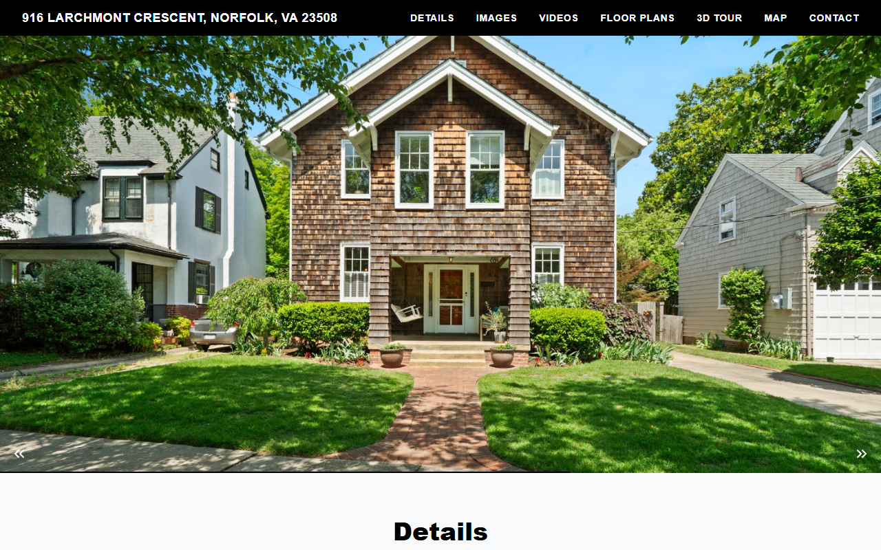 916larchmont.com screenshot