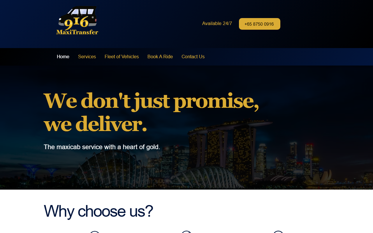 916maxitransfer.com screenshot