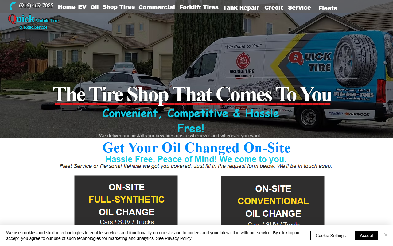 916oilchange.com screenshot