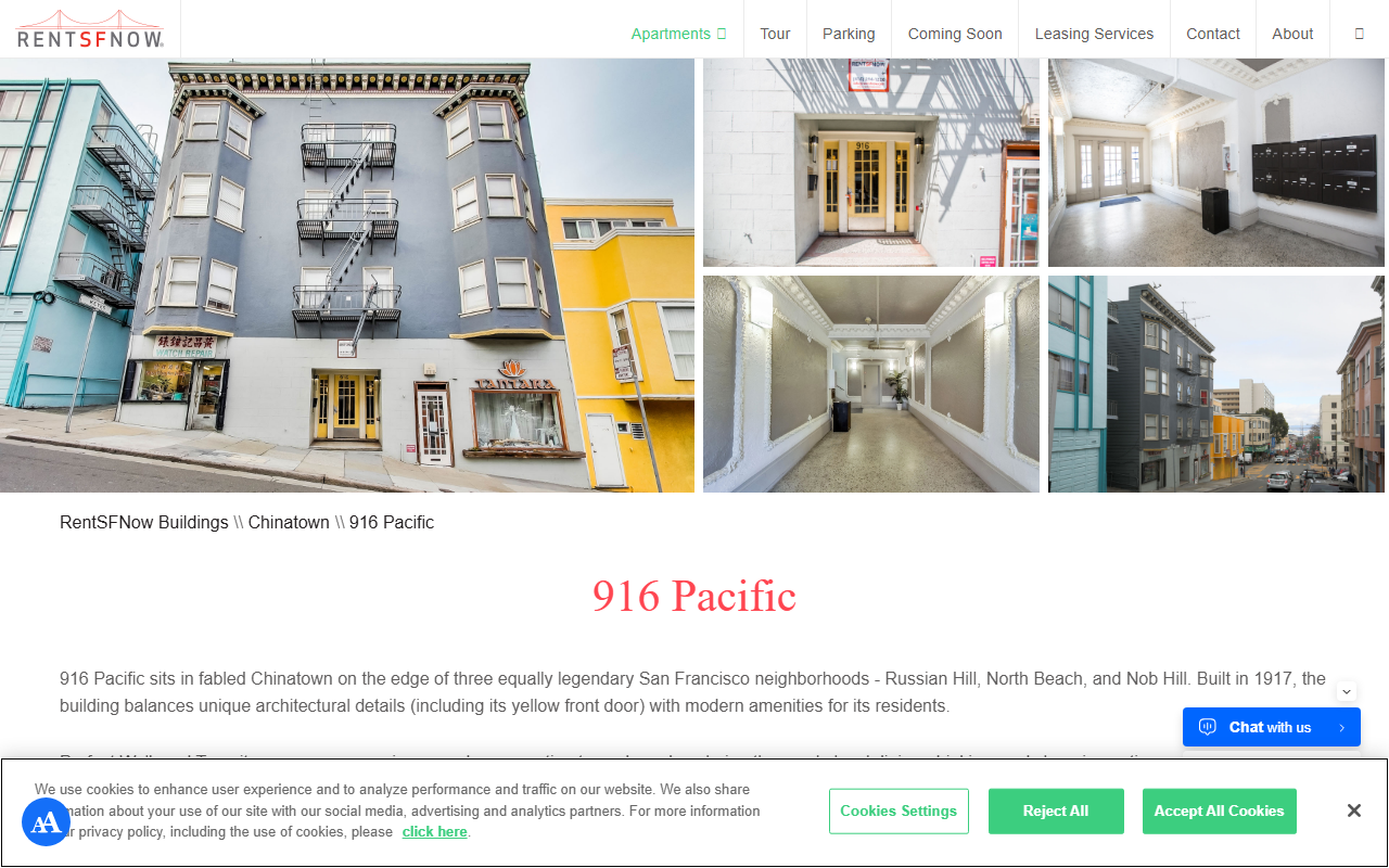 916pacific.com screenshot