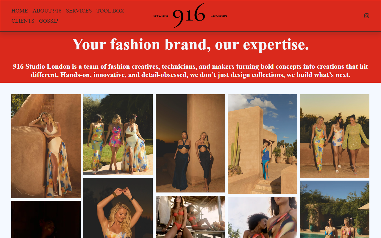 916studiolondon.com screenshot