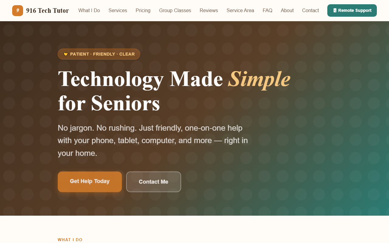 916techtutor.com screenshot