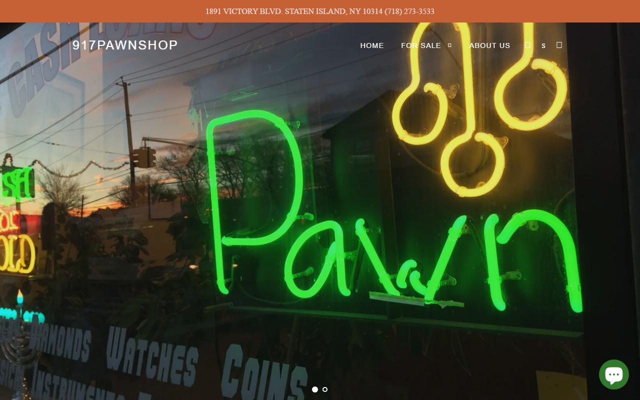 917pawnshop.com screenshot