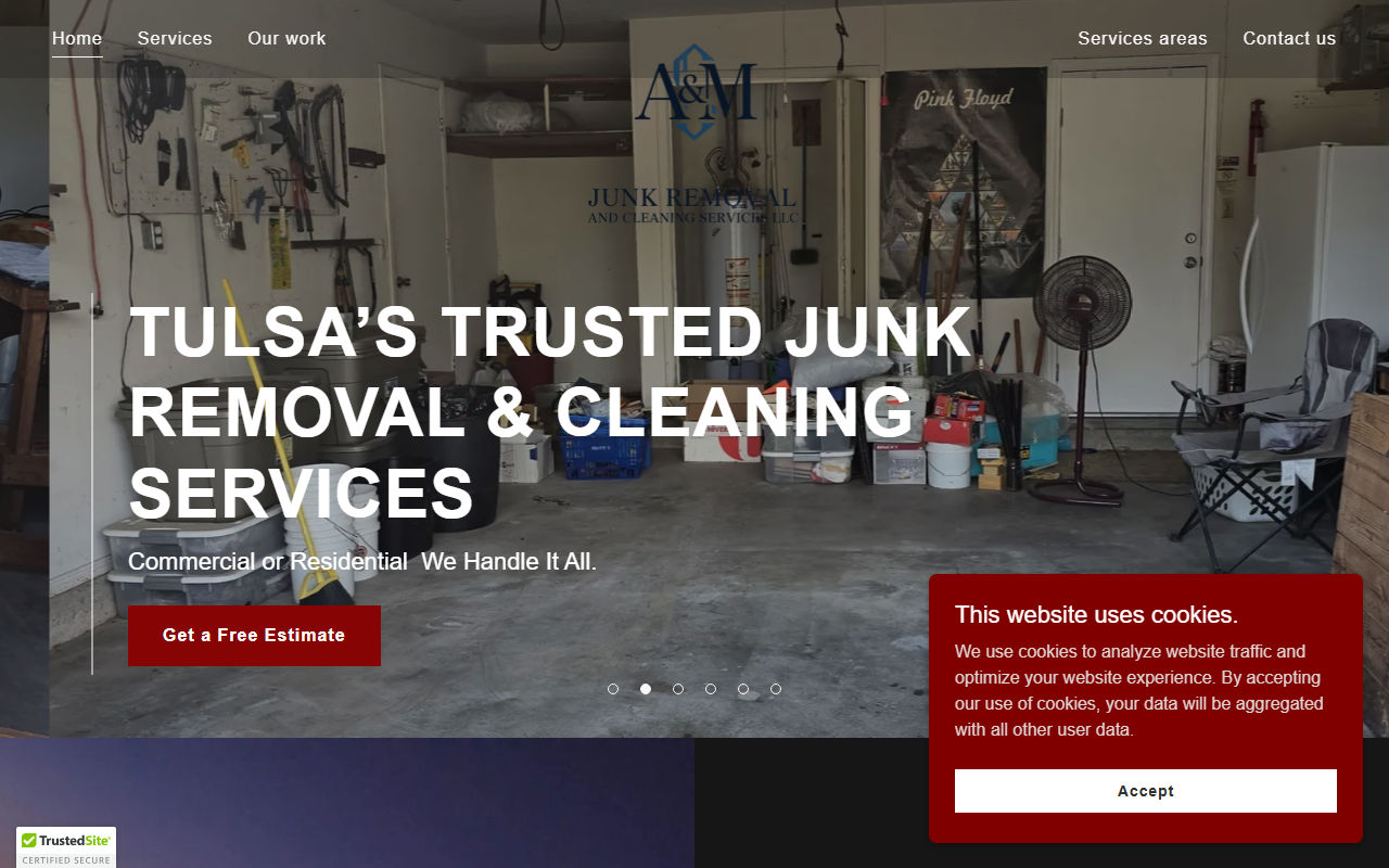 918amjunkremoval.com screenshot