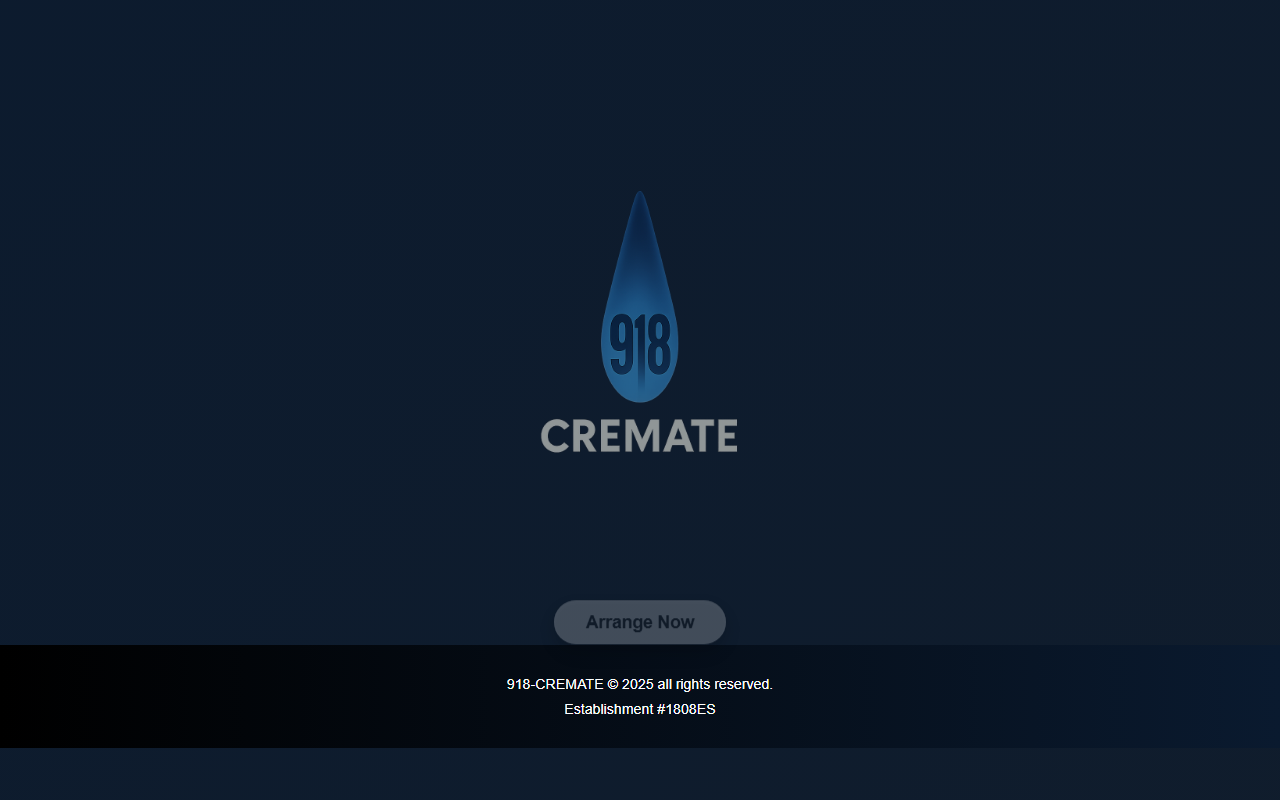 918cremate.com screenshot