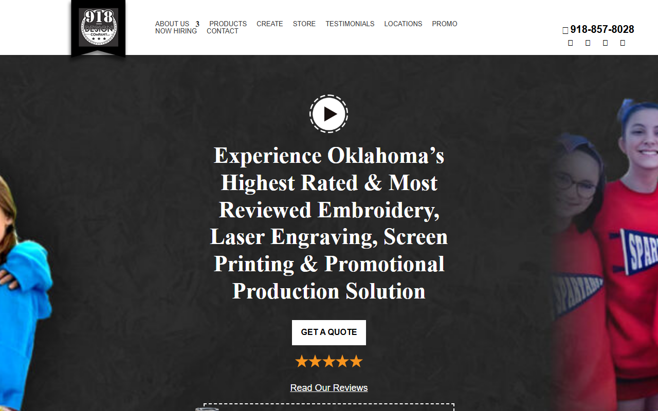 918designcompany.com screenshot