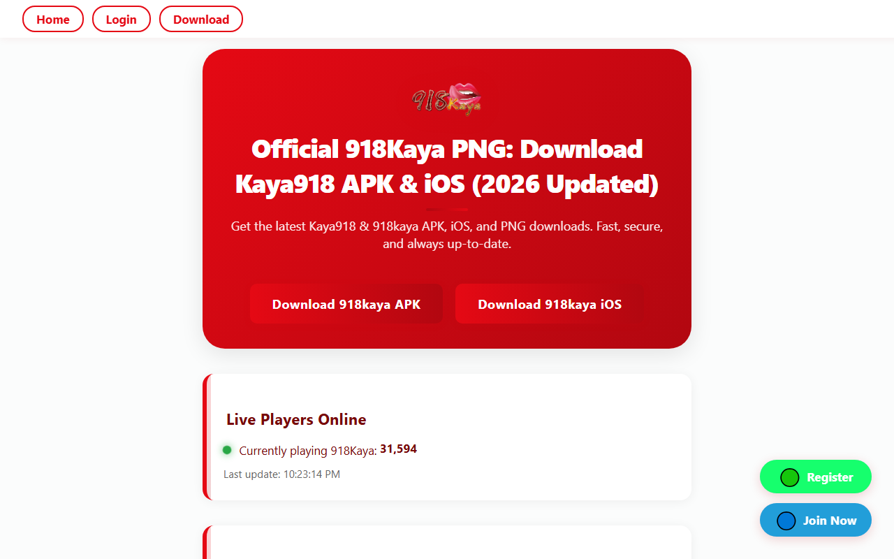 918kayapng.com screenshot