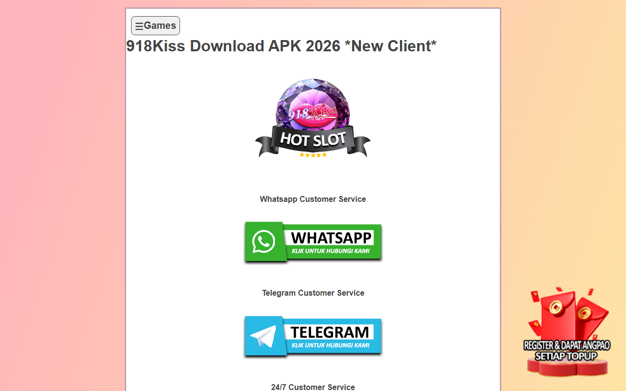 918kissclient.com screenshot