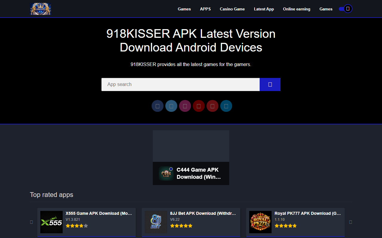 918kisserpk.com screenshot