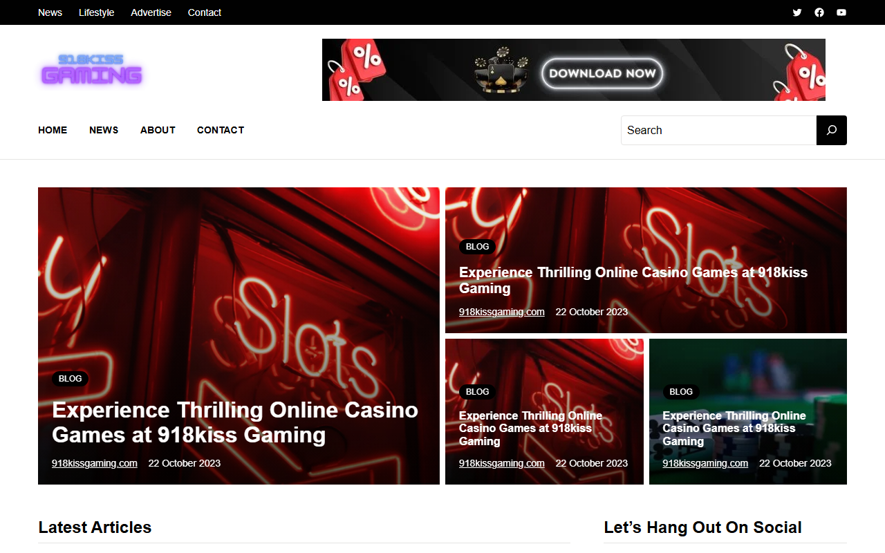 918kissgaming.com screenshot