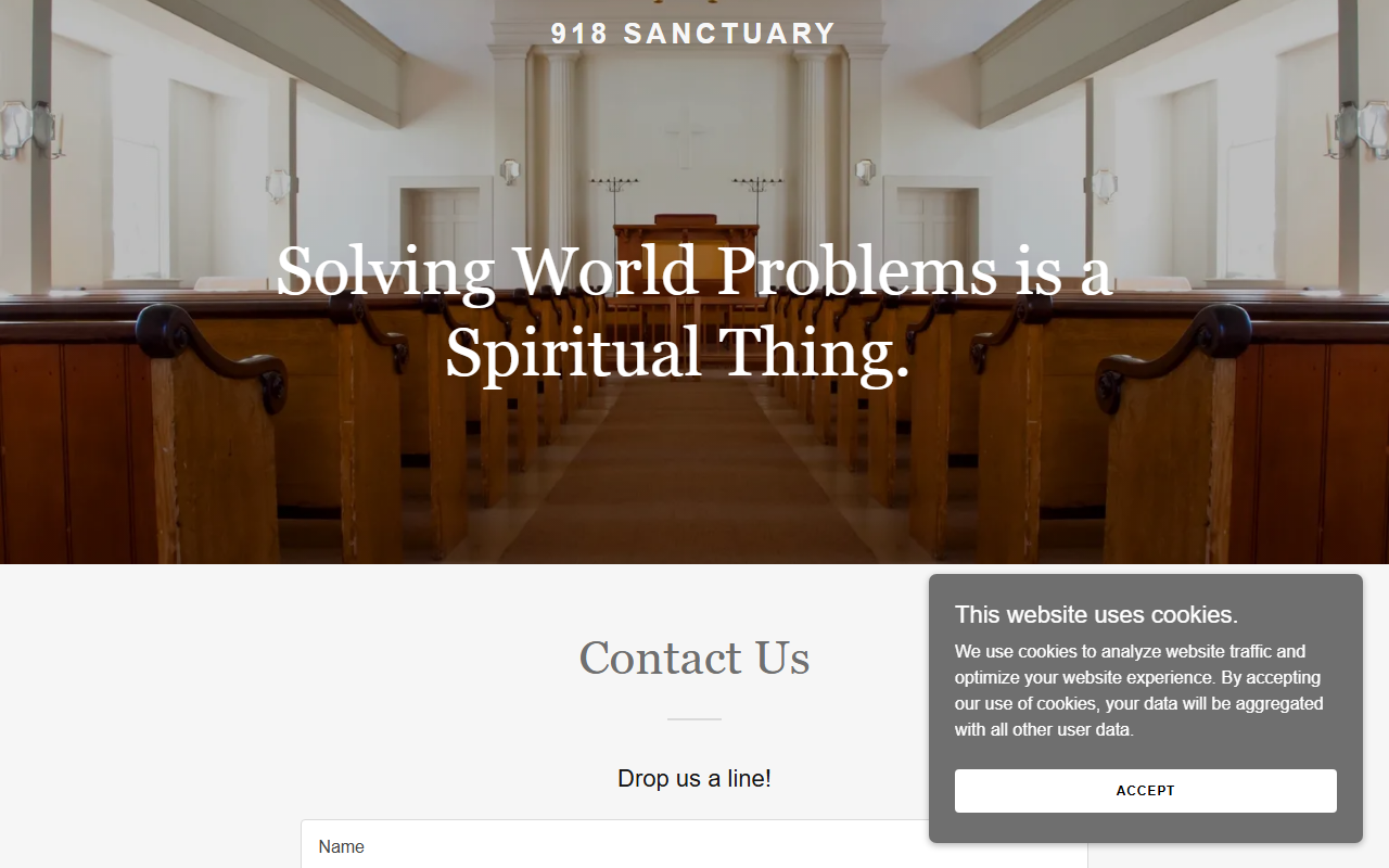 918sanctuary.com screenshot
