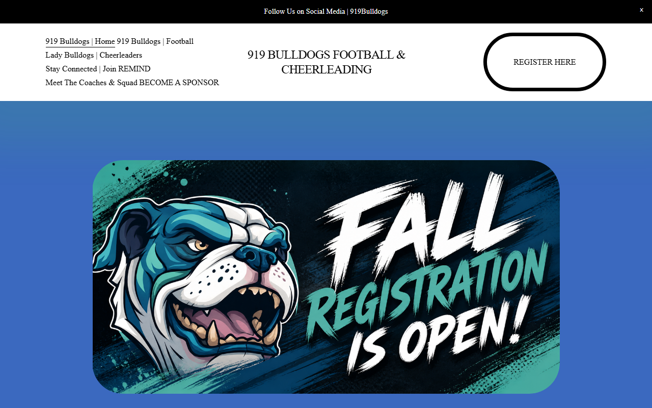 919bulldogs.com screenshot