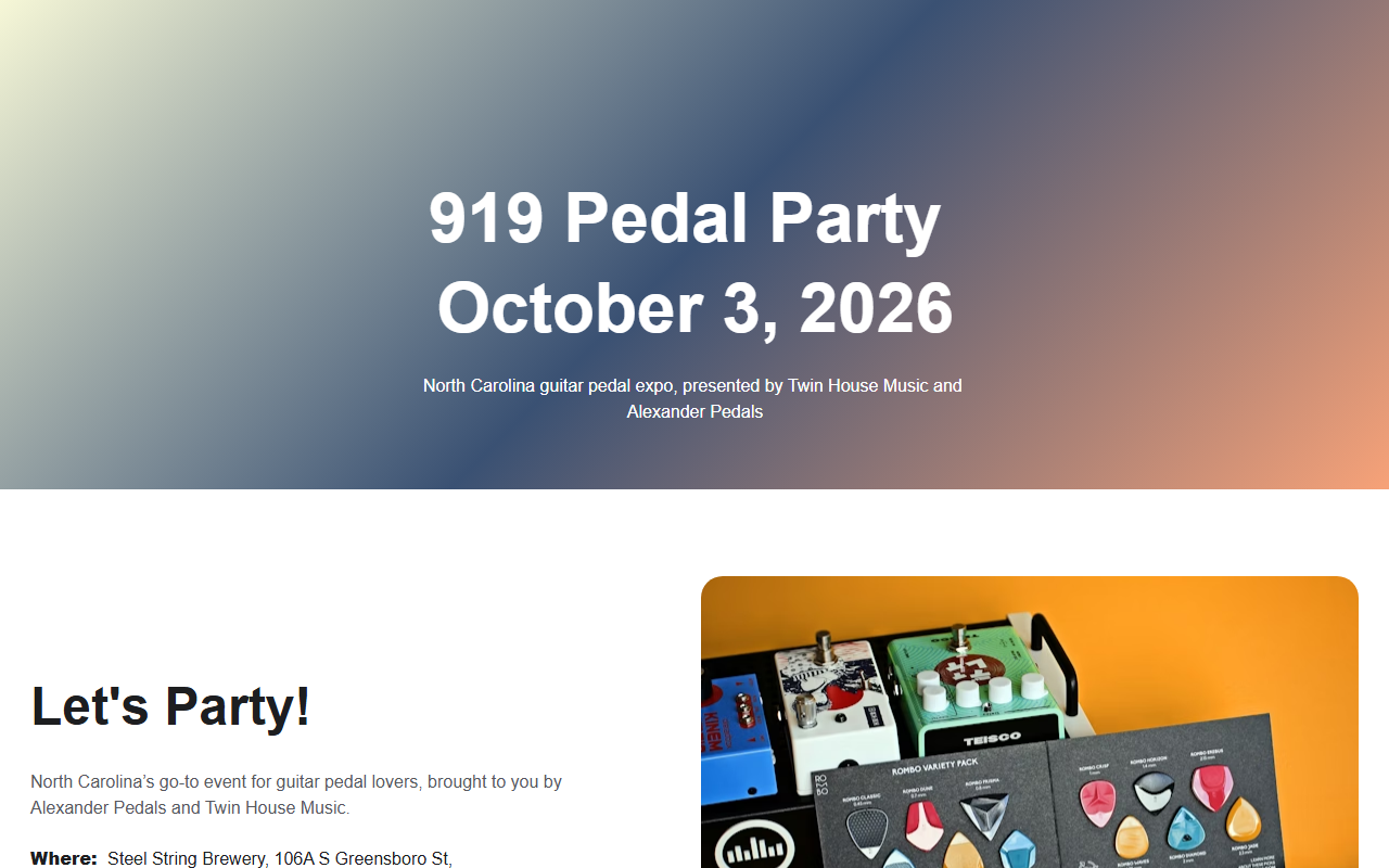 919pedalparty.com screenshot