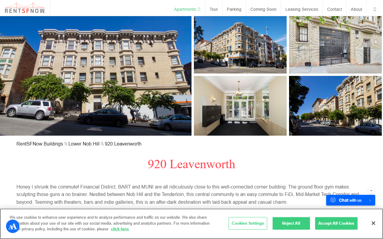 920leavenworth.com screenshot