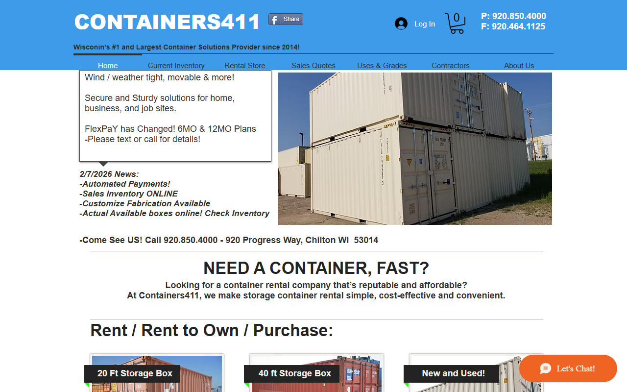 920storage.com screenshot