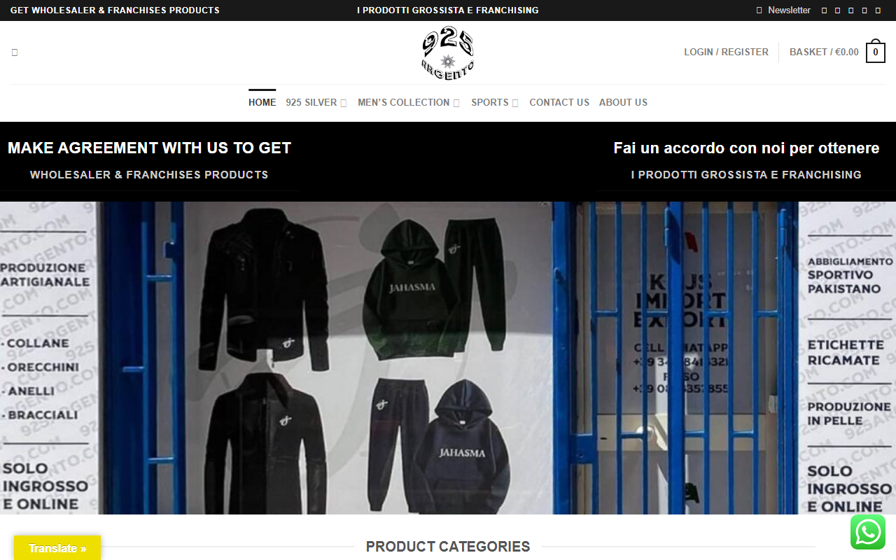 925argento.com screenshot