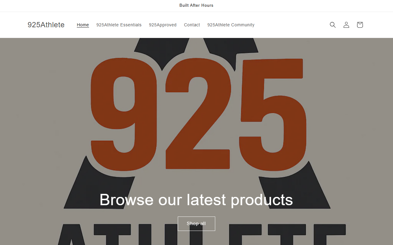 925athlete.com screenshot