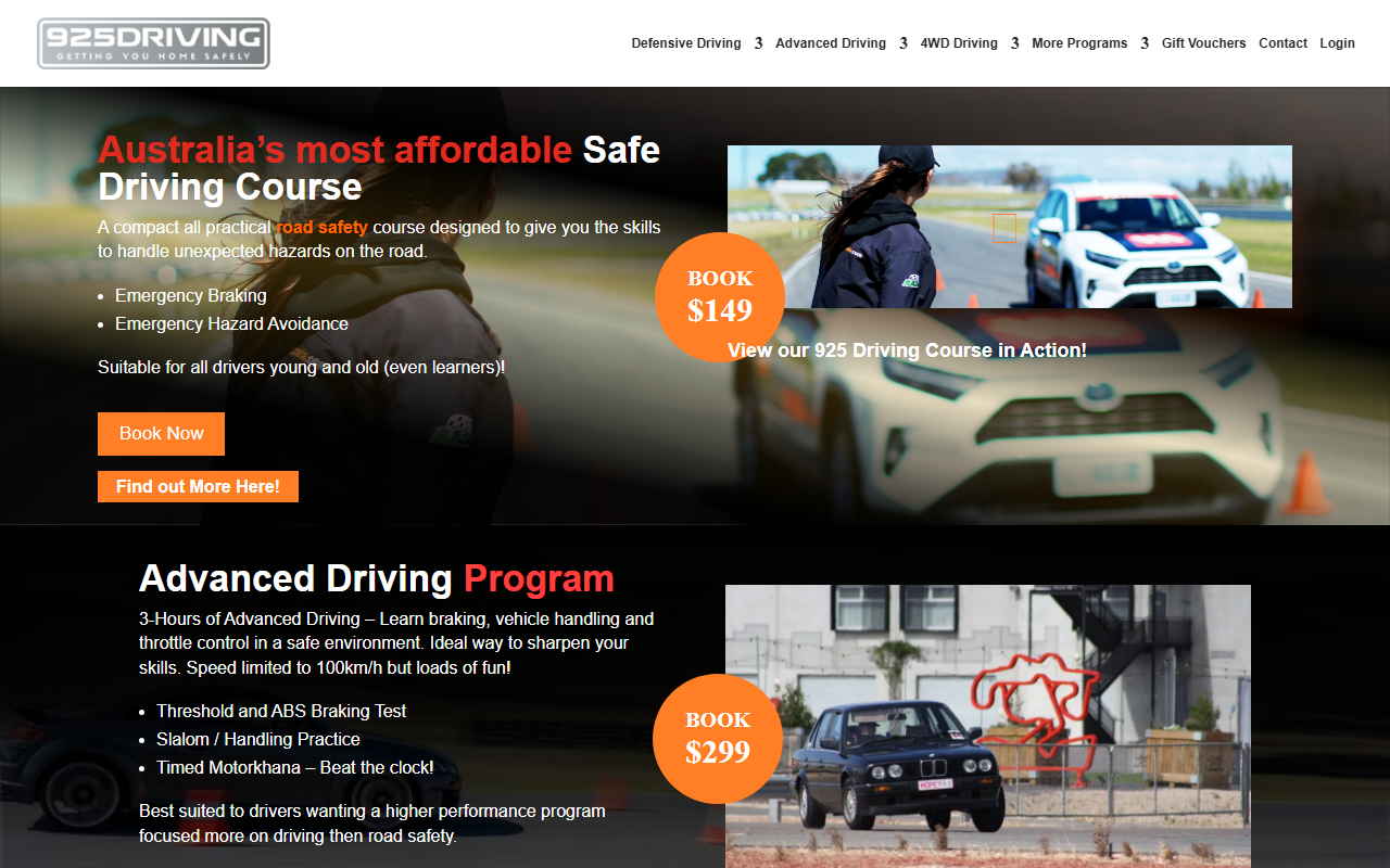 925driving.com screenshot