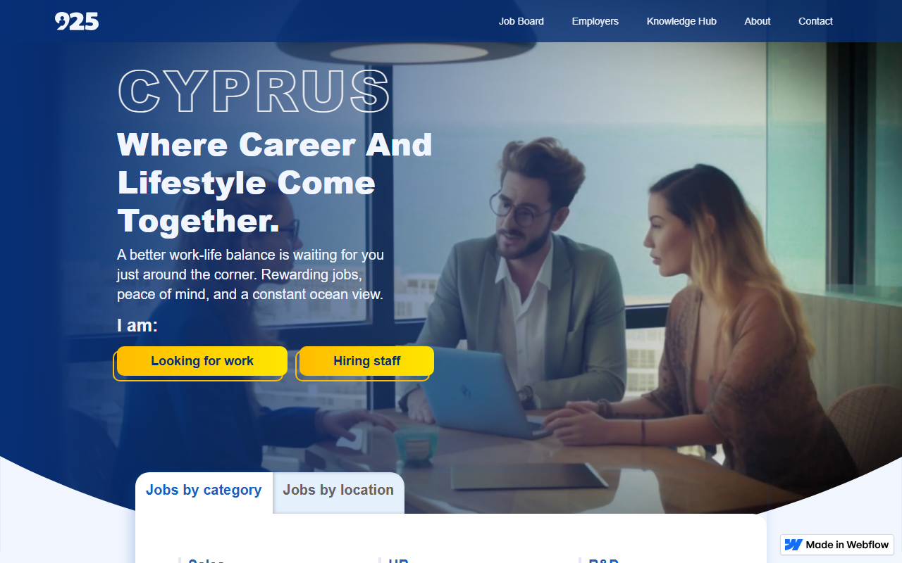 925recruitment.com screenshot