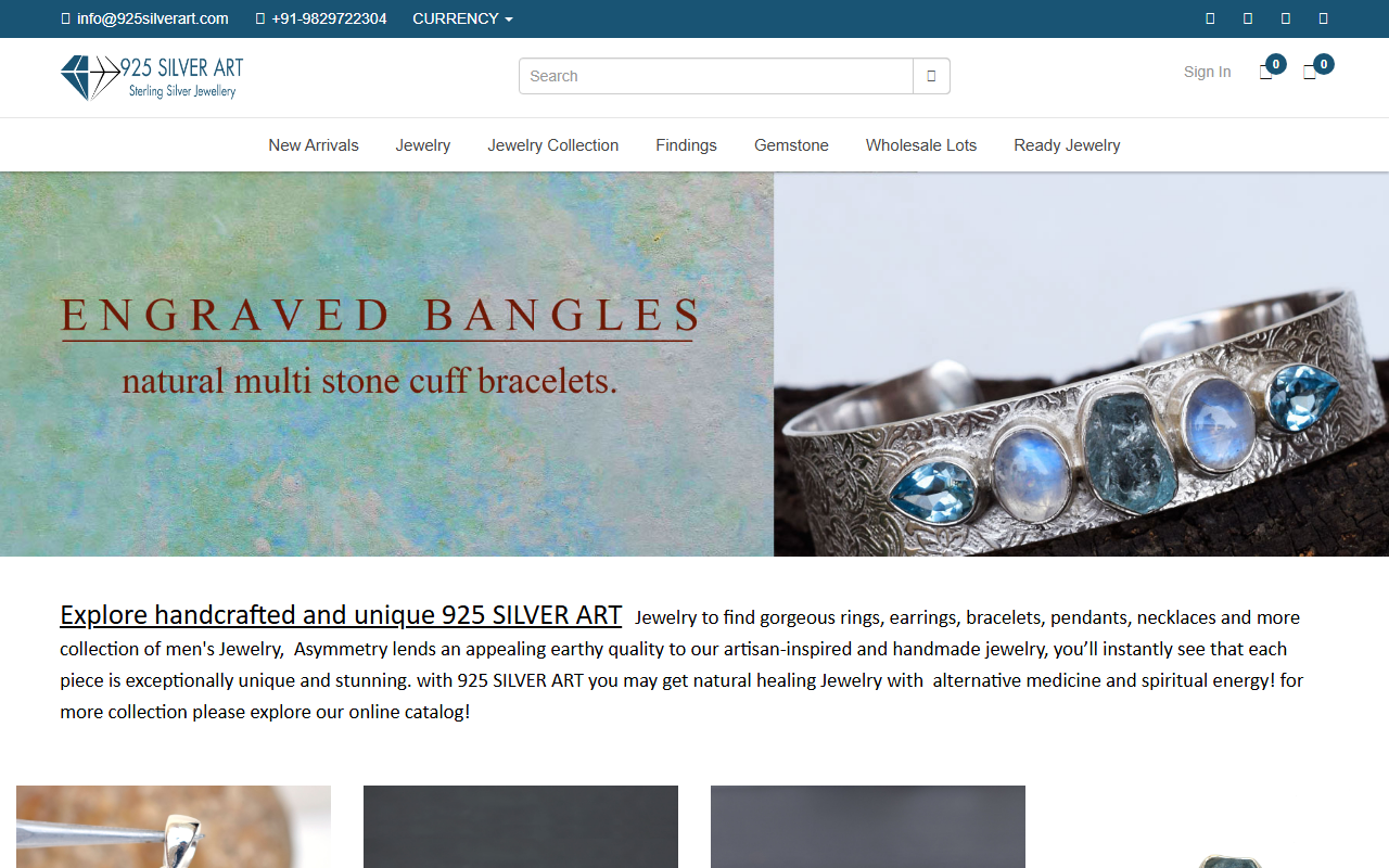 925silverart.com screenshot