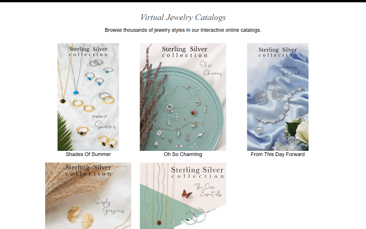 925silvercatalog.com screenshot