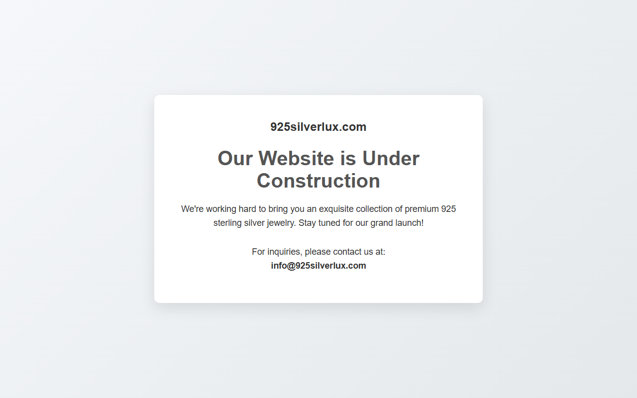925silverlux.com screenshot