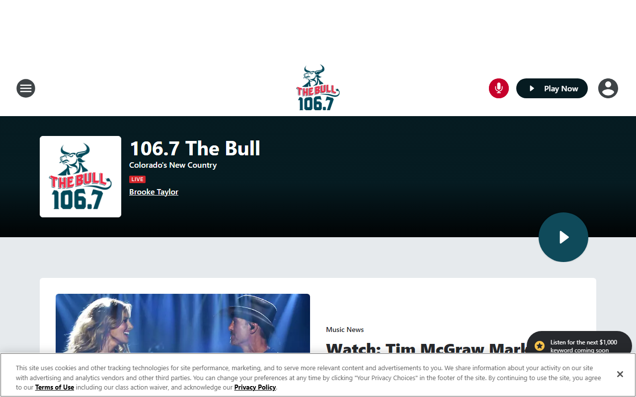 925thewolf.com screenshot