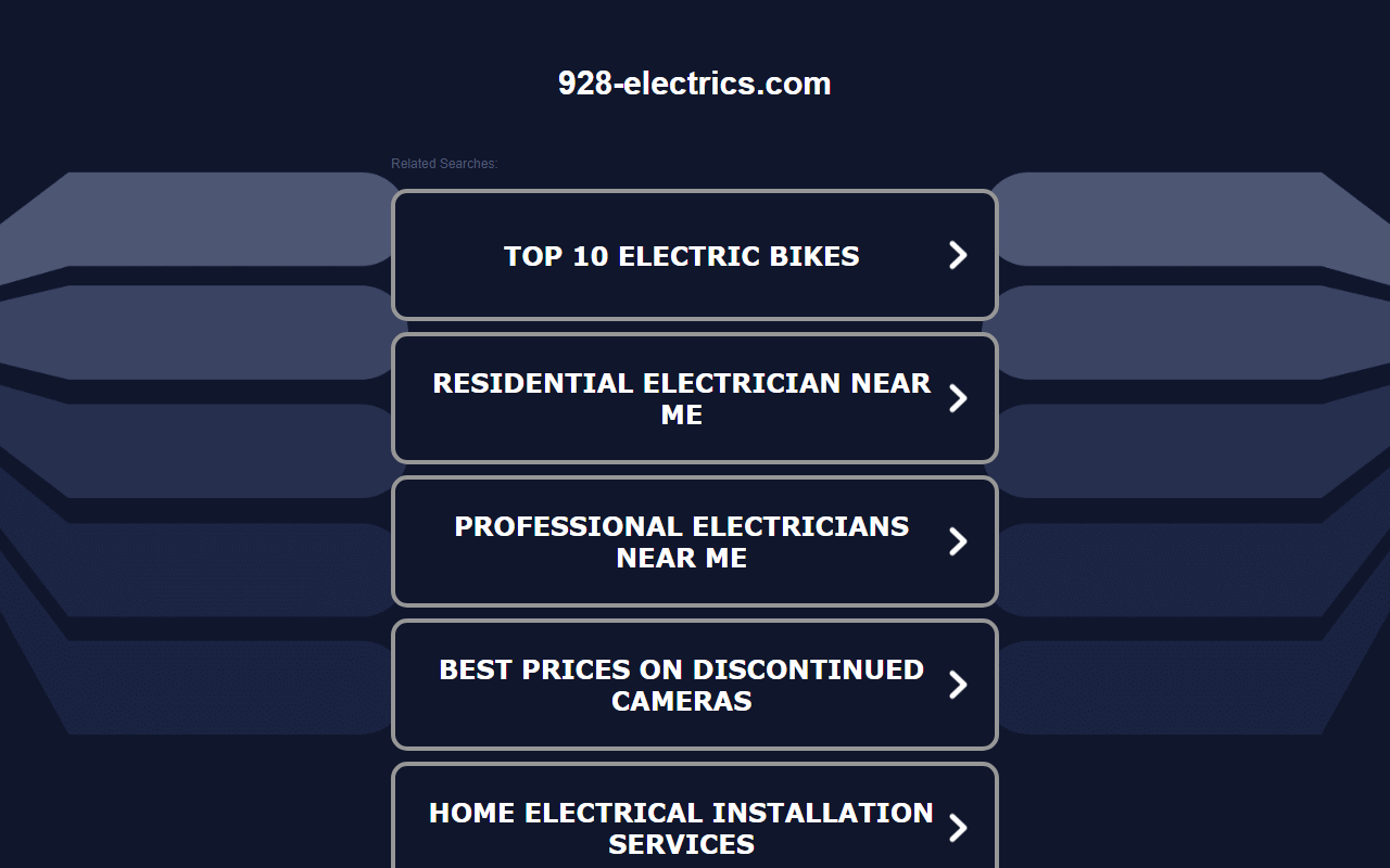 928-electrics.com screenshot