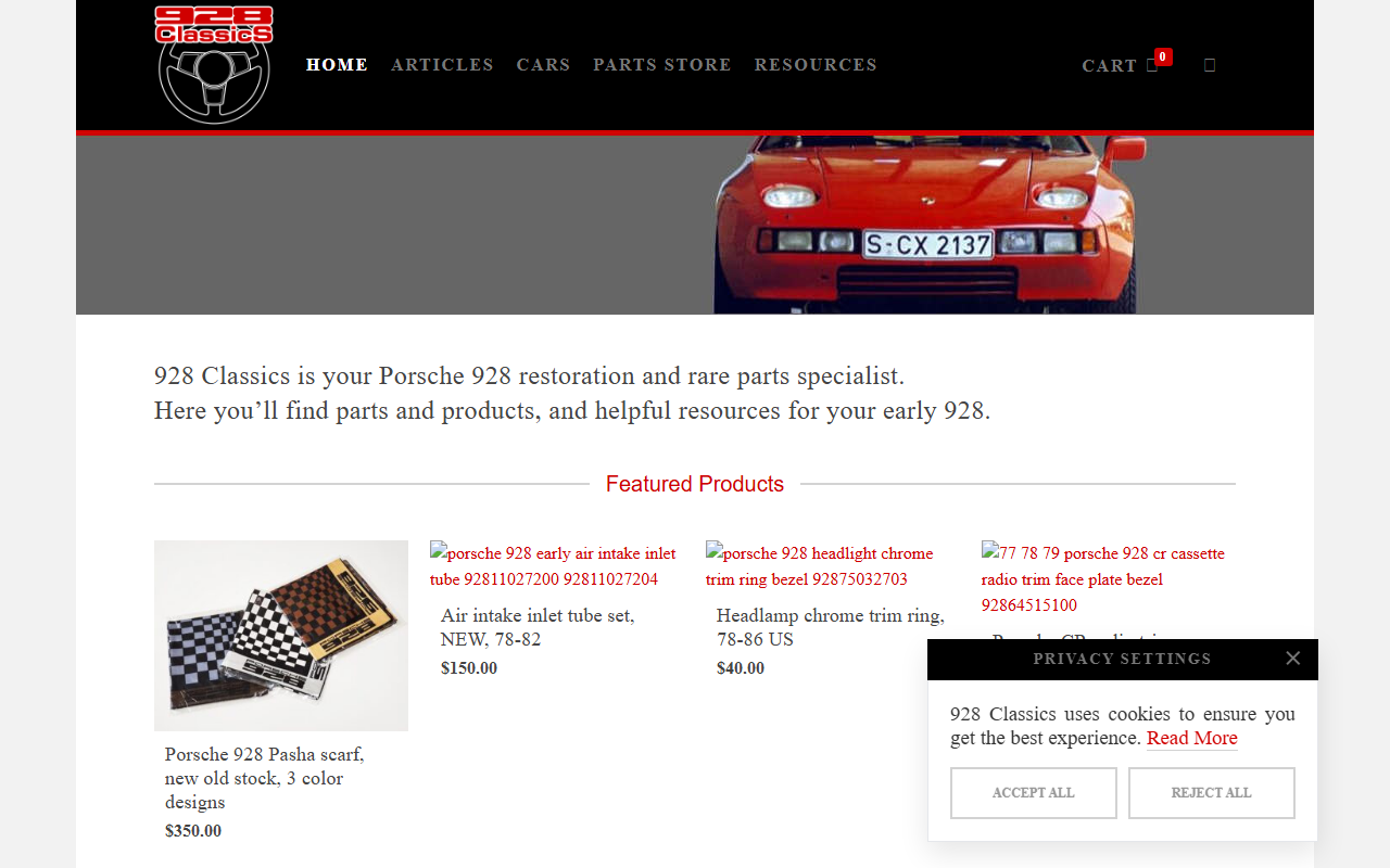 928classics.com screenshot