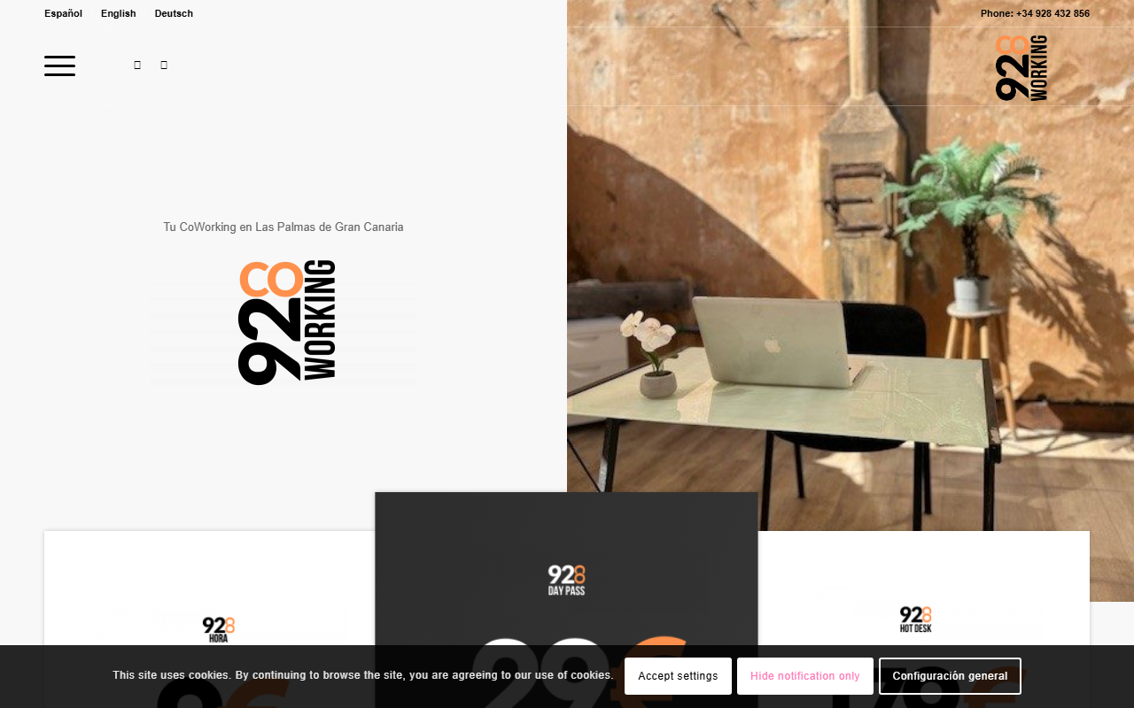 928coworking.com screenshot
