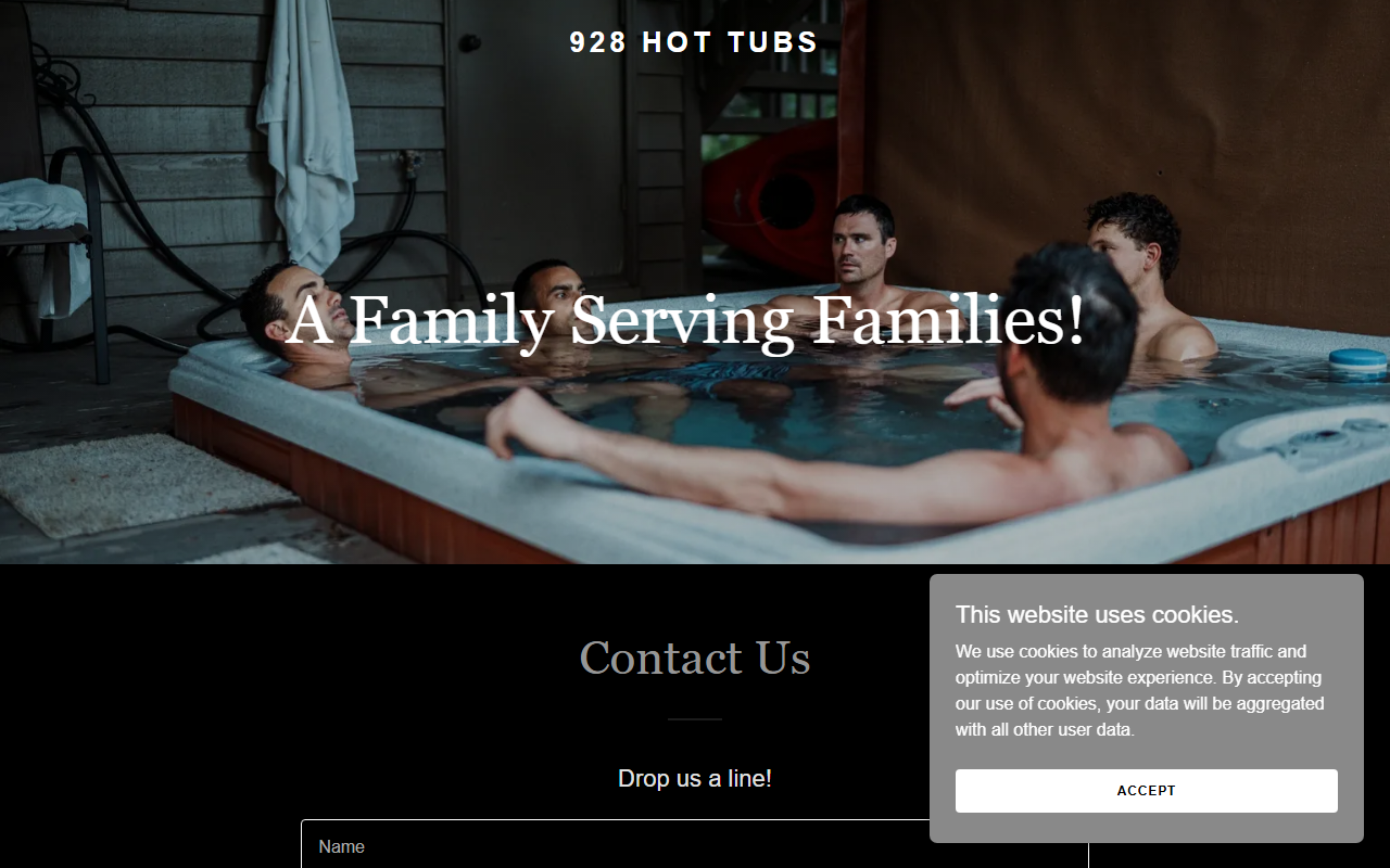 928hottubs.com screenshot